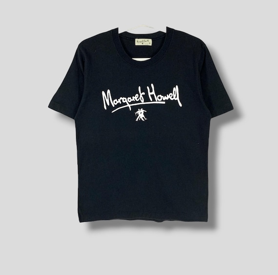 Margaret Howell, Vintage Margaret howell logo tshirt designer preppy casual outfit tee black size Small
