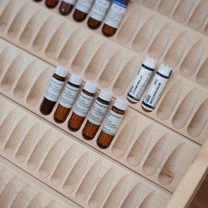HOMEOPATHY STORAGE Solid Birch Wood Drawer Installation (listing includes one row)