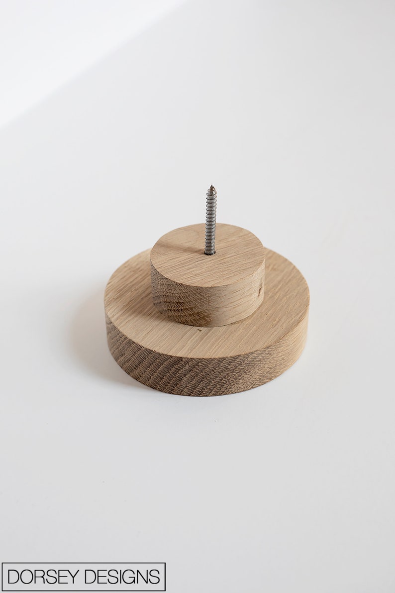 WOOD ROUND HOOK Etsy