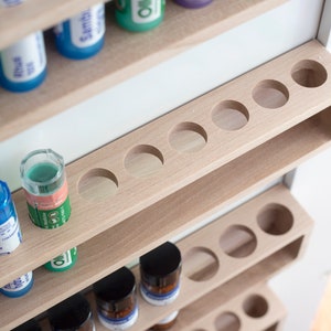 HOMEOPATHY STORAGE solid birch cabinet mounted storage (listing includes one row)