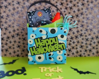 Monster Halloween Treat Bag Labels Kids Halloween Party - Etsy