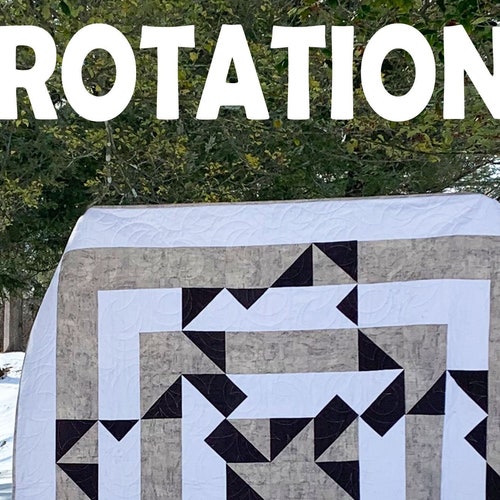 ROTATION Quilt Pattern Pdf / Quilt Pattern / Modern Quilt - Etsy