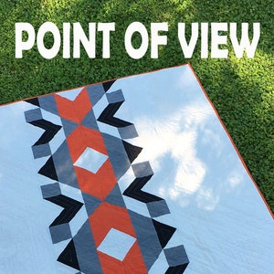 POINT of VIEW Quilt-Muster - pdf / Quilt-Muster / moderne Quilt-Anleitung / modernes Quilten