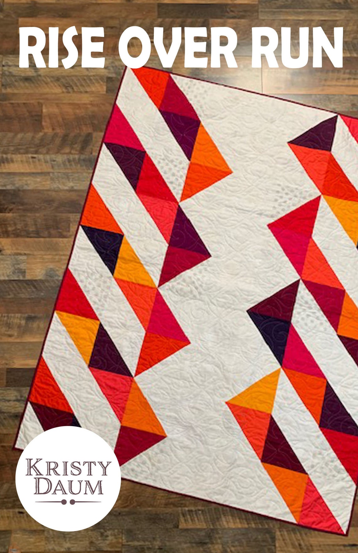 RISE OVER RUN Quilt Pattern Pdf / Quilt Pattern / Modern Etsy UK