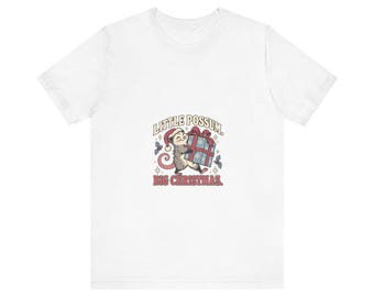 Unisex Opossum Tee - Little Possum, Big Christmas