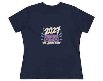 Women's Relaxed 2027 Boombox Tee - Still Making Noise
