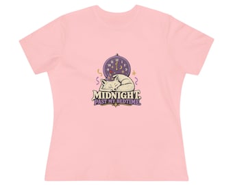 Women's Relaxed Fox Tee - Midnight, Past My Bedtime