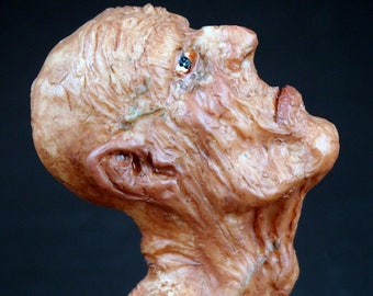 Mini Bust "Sky Watcher" Cast Resin sculpture figurine