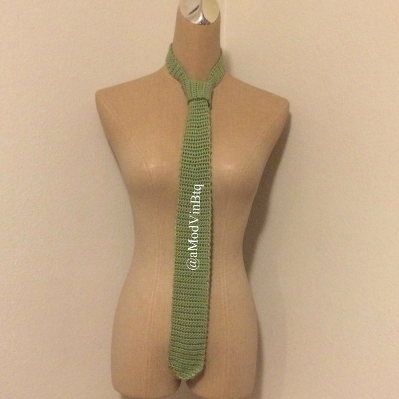 PATTERN ONLY Crochet Necktie Etsy