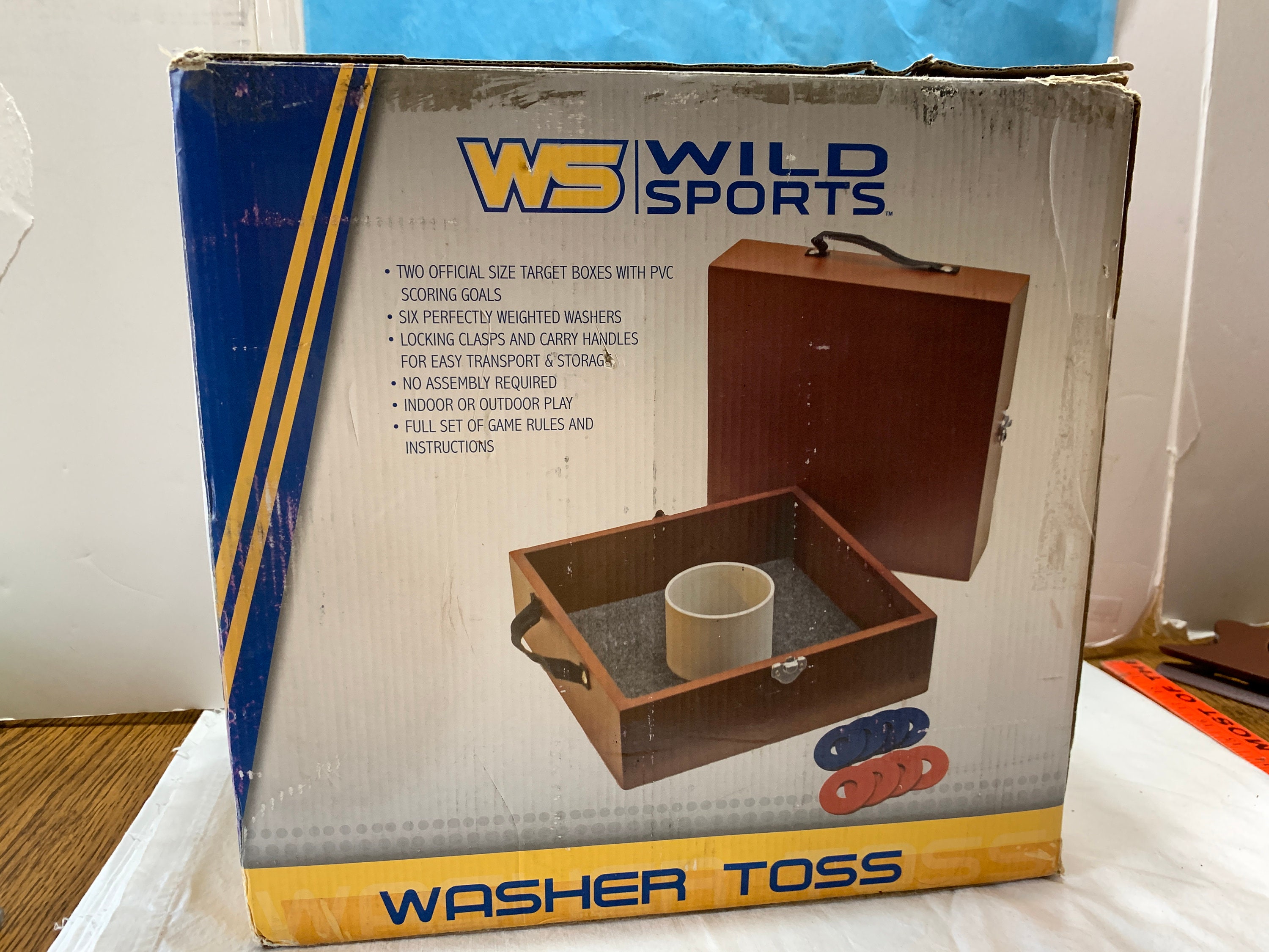 Wild Sports Washer Toss Game Vintage Yard Game Corn Hole Type - Etsy