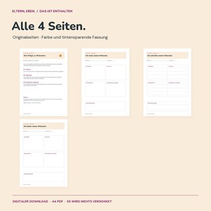Wunschzettel Kinder zum Ausdrucken | Weihnachten | 3 Vorlagen zum Malen, Schreiben und Kleben | A4 PDF Bild 2