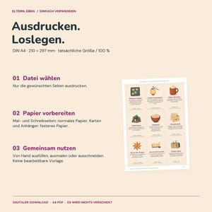 Pack de Navidad familiar | Adviento, cartas a los Reyes Magos, dibujos y regalos | PDF A4 español y alemán imagen 8