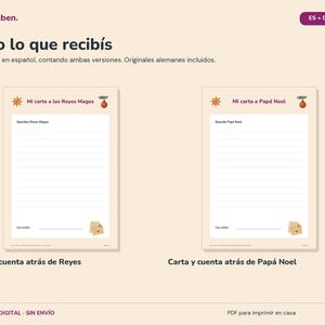 Kinderwenslijst (printbaar) | Aftellen naar Kerstmis | Brief aan de Kerstman | Papieren slinger van 24 dagen | PDF-download afbeelding 5