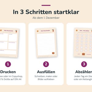 Kinderwenslijst (printbaar) | Aftellen naar Kerstmis | Brief aan de Kerstman | Papieren slinger van 24 dagen | PDF-download afbeelding 9