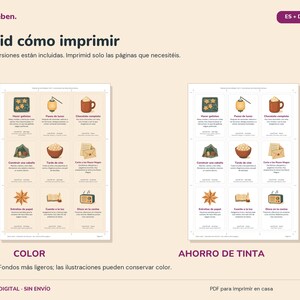 Pack de Navidad familiar | Adviento, cartas a los Reyes Magos, dibujos y regalos | PDF A4 español y alemán imagen 6