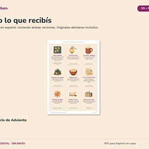 Printbare adventskalender voor het hele gezin | 24 activiteitenkaarten + 24 snelle ideeën | Tijd in plaats van spullen | Advent met kinderen | PDF-download afbeelding 5