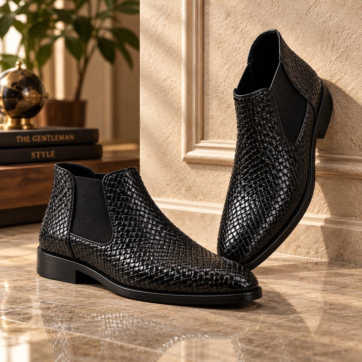 Mens Pointed Toe Chelsea Boots - Etsy