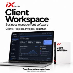 Client Management Software, Custom CRM with Project Tracking, Invoicing and Payments, One Time Purchase