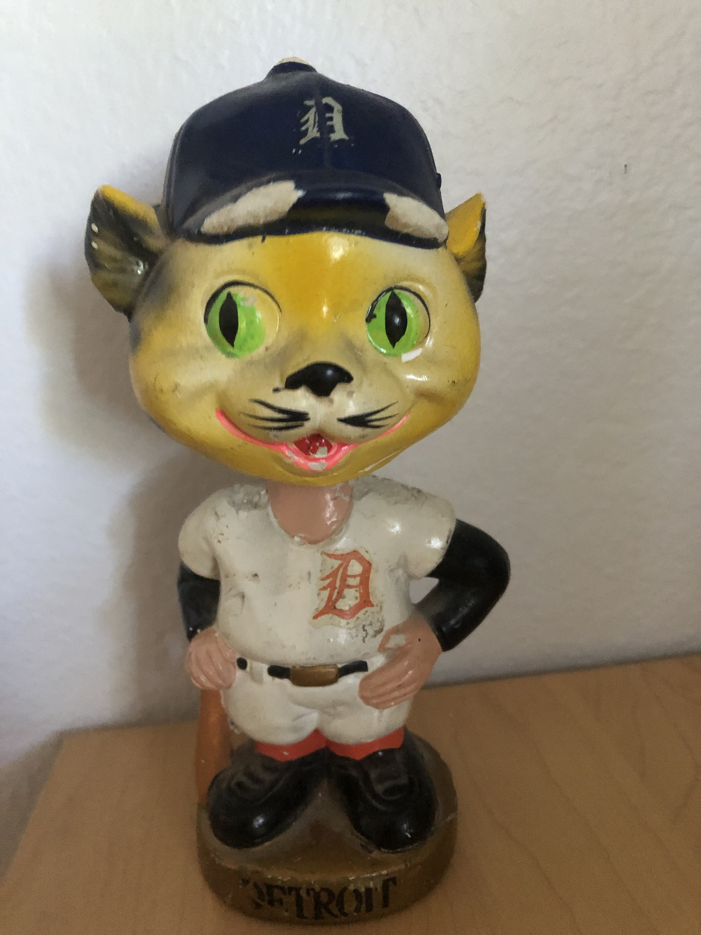 Bobblehead Detroit Tigers Vintage From 1960's Etsy