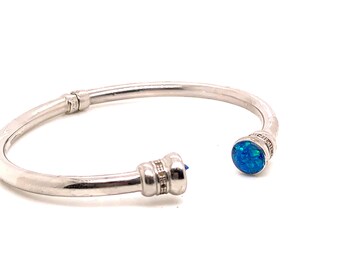 Dainty Thin Sterling Silver Flex Tube Pet Cremation Cuff Bracelet 925 Silver Pet Ashes To Keepsake Bracelet Animal Remembrance Gift