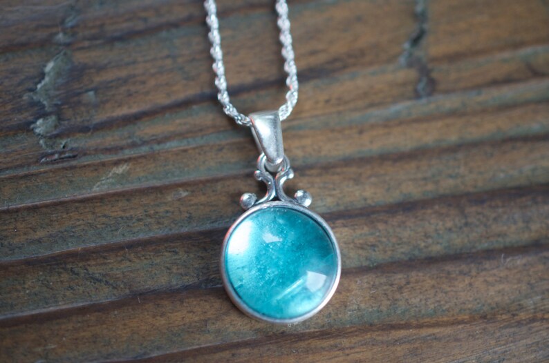 Aqua Sterling Silver Pet Ashes Pendant Aquamarine Pet Etsy