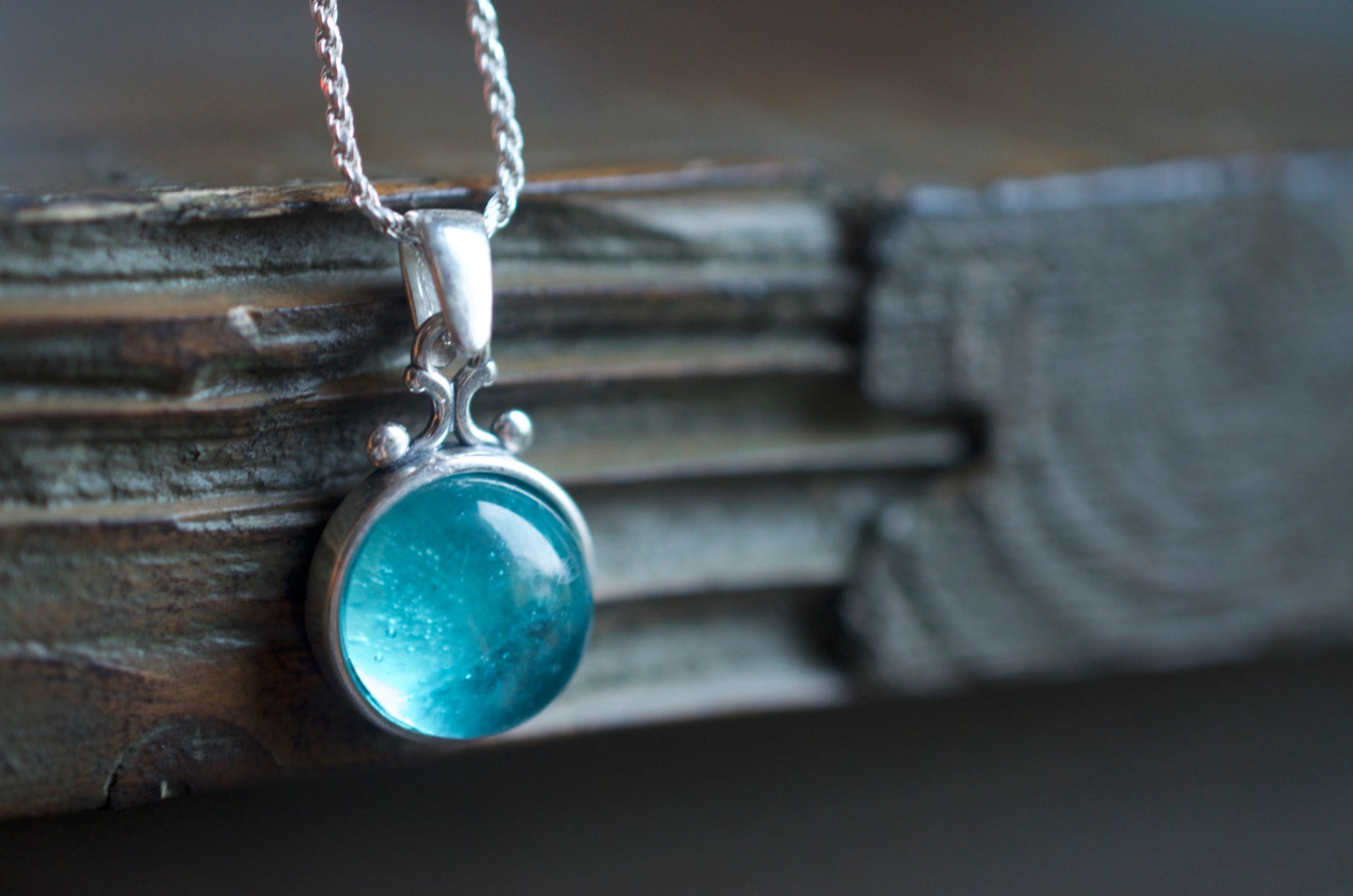 Aqua Sterling Silver Pet Ashes Pendant Aquamarine Pet Etsy