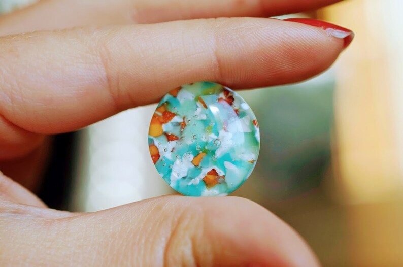 CREMATION Glass Ring Necklace CHOOSE COLOUR Samples Memorial Jewelry Coy Koi Color Sample Pick Color Shape Size Remembrance Jewelry