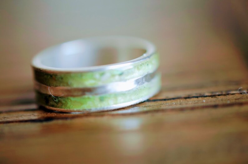 Animal Remembrance Jewelry Loss Of Pet Cremation Ring 925 Silver Yellow Pet Memorial Ring Pet Ashes Chunky Keepsake Ring CHOOSE COLOR