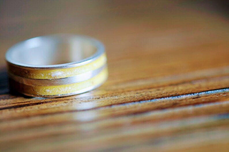 Animal Remembrance Jewelry Loss Of Pet Cremation Ring 925 Silver Yellow Pet Memorial Ring Pet Ashes Chunky Keepsake Ring CHOOSE COLOR