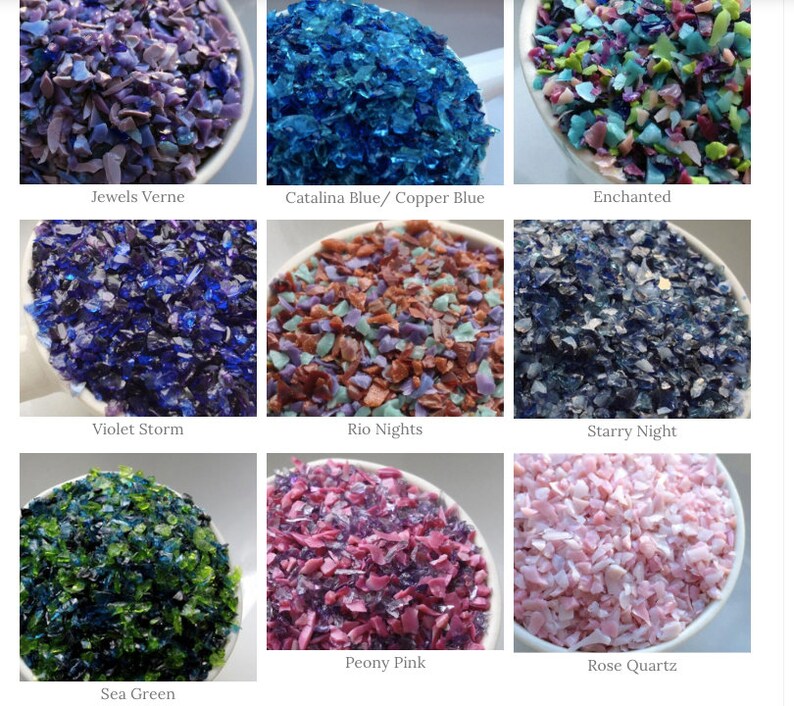 CREMATION Glass Ring Necklace CHOOSE COLOUR Samples Memorial Jewelry Coy Koi Color Sample Pick Color Shape Size Remembrance Jewelry
