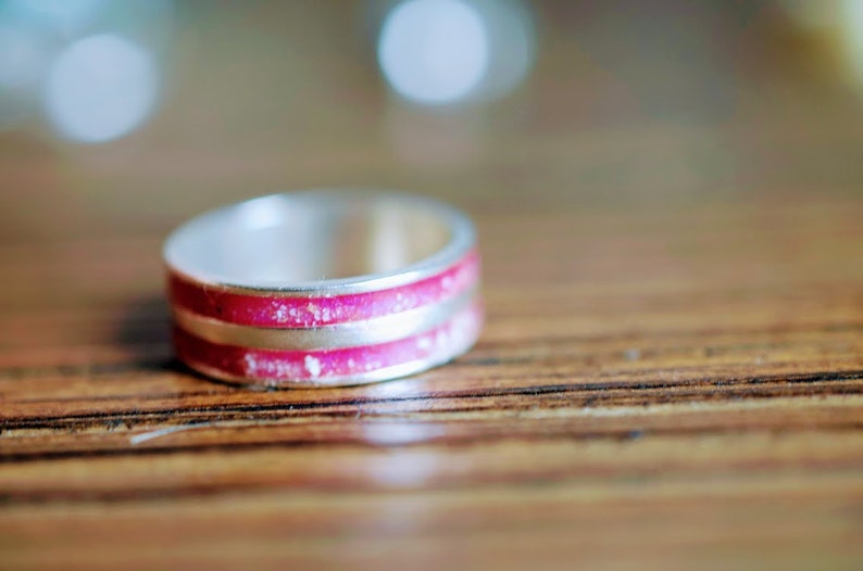 Animal Remembrance Jewelry Loss Of Pet Cremation Ring 925 Silver Yellow Pet Memorial Ring Pet Ashes Chunky Keepsake Ring CHOOSE COLOR