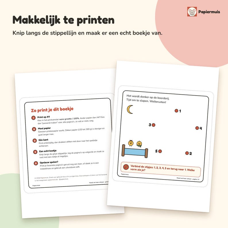 Sinterklaas doeboek peuter | Hazel zet haar schoen | Zoeken, tellen, tekenen, kleurplaten | Printbare PDF A4 | Sint cadeau | 2 tot 4 jaar image 7
