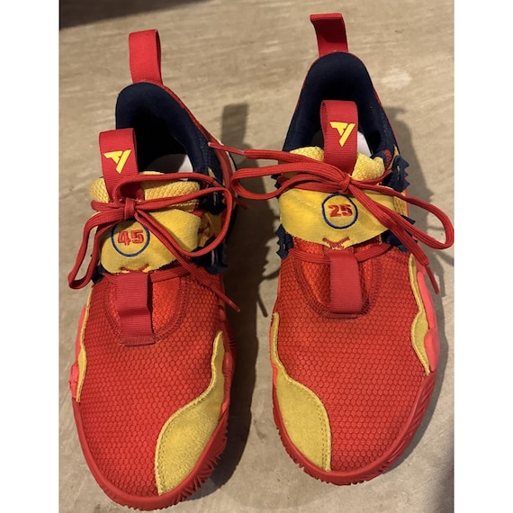 Adidas Trae Young 1 Sneakers Mens Sz 7 McDonalds Red Yellow GX6815 Shoes
