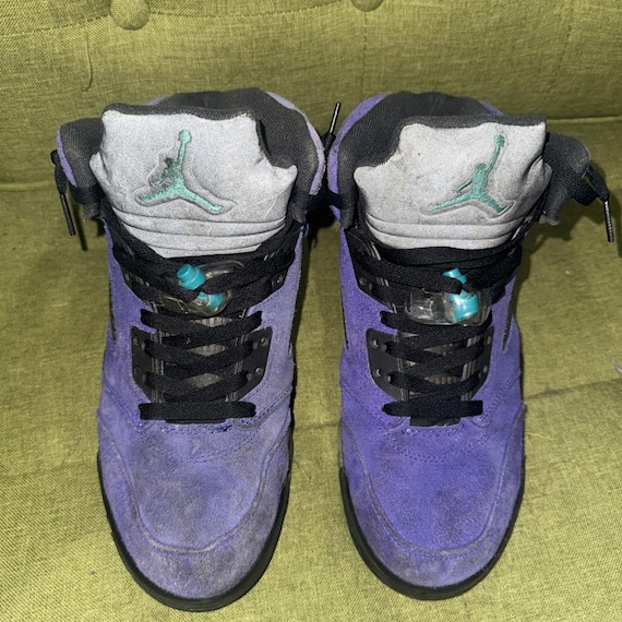 Jordan Air Jordan 5 Retro Alternate Grape Purple Mid Top Men's 8 Sneakers READ