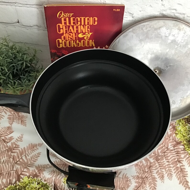 Vintage Oster Electric Chafing Dish and Cookbook Etsy