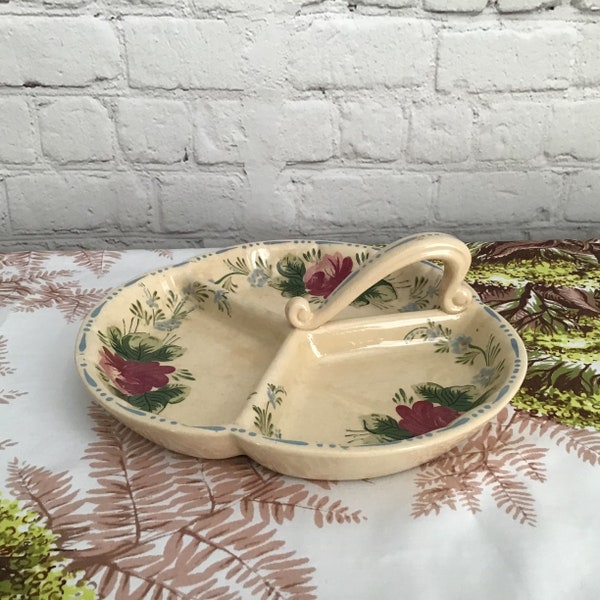 Divided Relish Dish Etsy