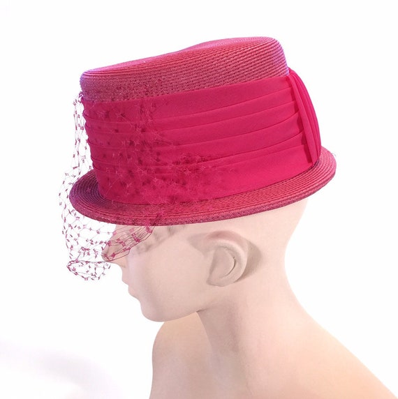 small hat with netting