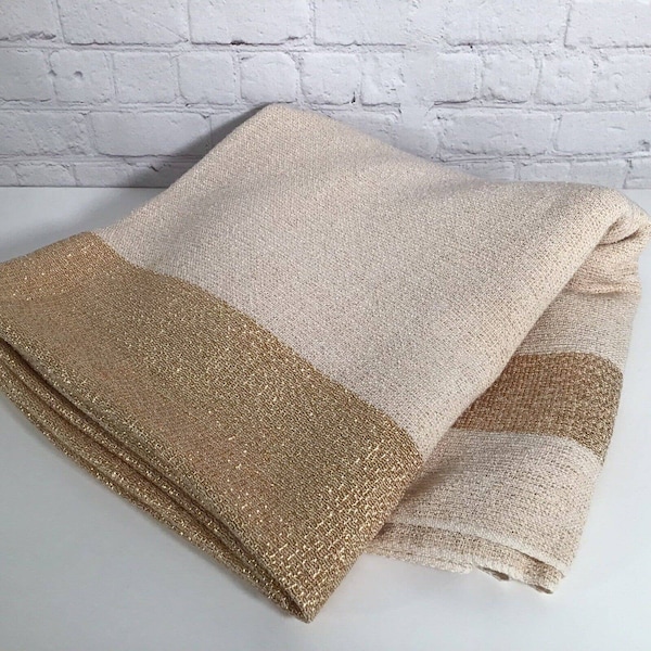 Gold Cream Tablecloth Etsy