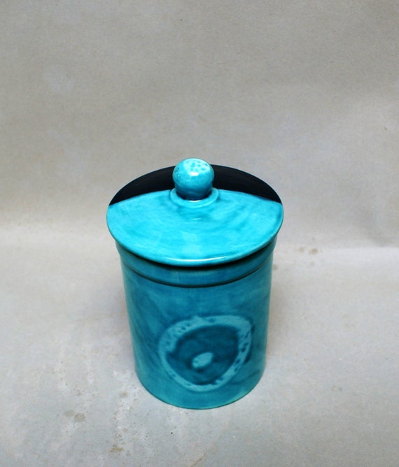 Canister Handmade Pottery Canisters Home and Living Kitchen Etsy