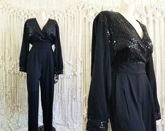 80s sequin jumpsuit