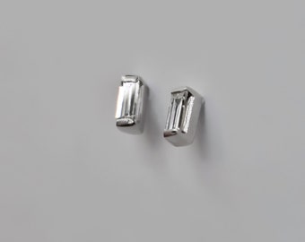 Diamond Baguette Earrings, .20 Total Carat Weight