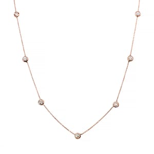 Diamond Station Necklace