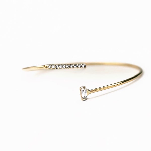 Diamanten armband manchetarmband