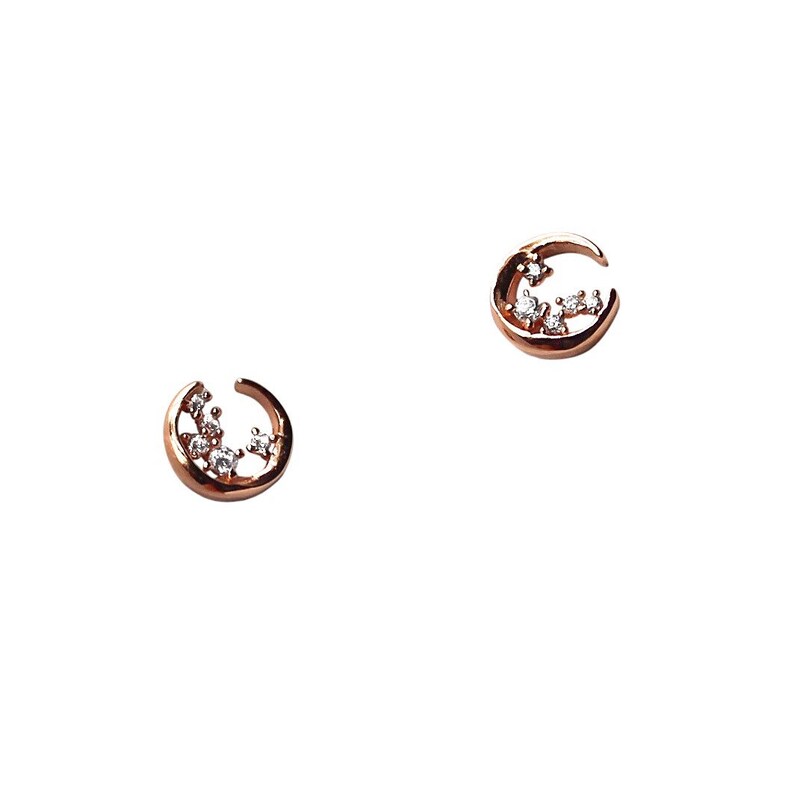 solitaire cluster earrings