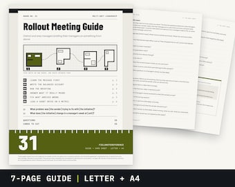 District Manager Rollout Meeting Guide, Brief Your Managers on a Message From Above | Printable PDF