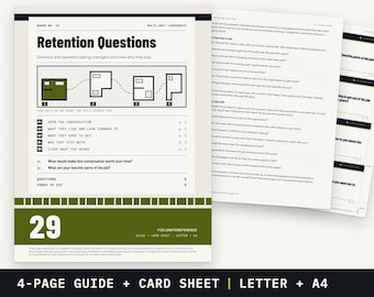 Director of Operations Retention Questions | Ask Managers and Crew Why They Stay (PDF)