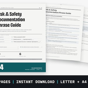 Testo della nota sui rischi e sulla sicurezza / Cosa hai chiesto, cosa hai fatto / PDF stampabile