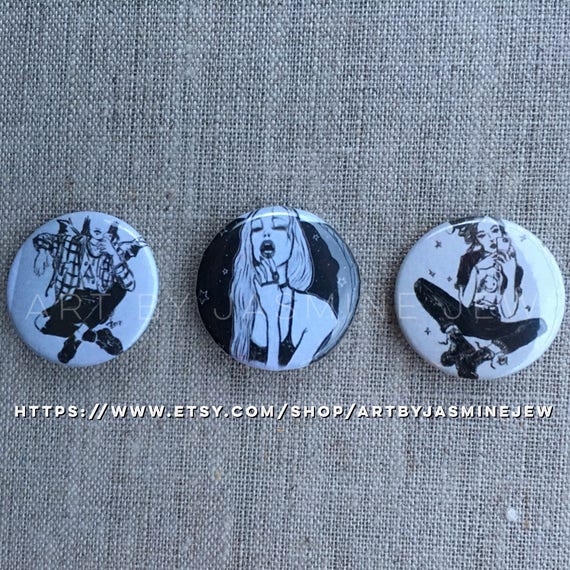 Set of 3 Buttons - Insta set