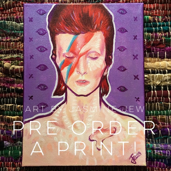 PRINT Aladdin Sane Bowie