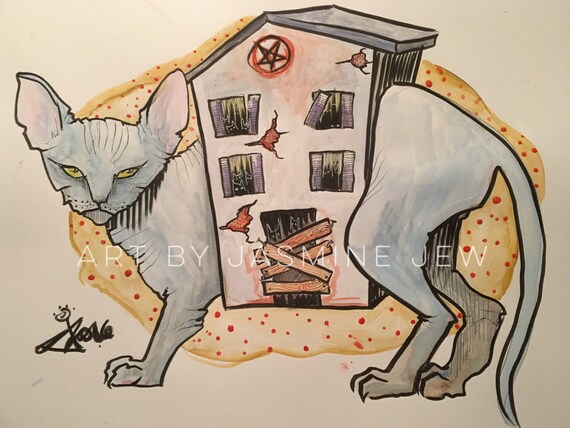Haunted House Cat